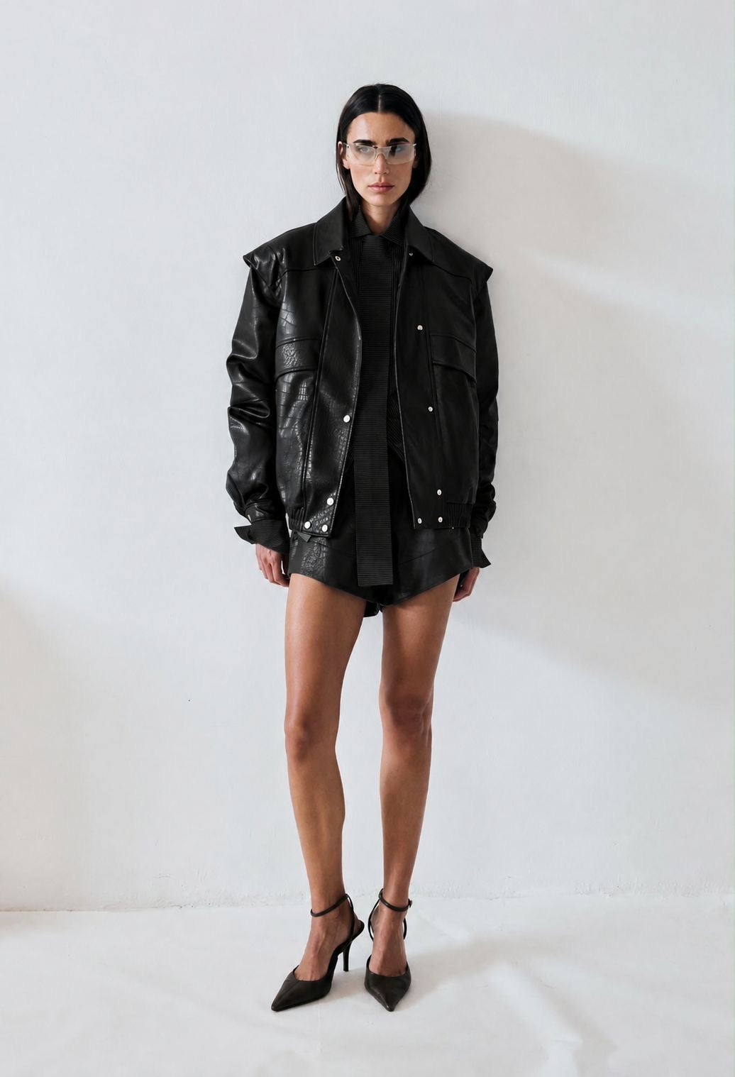 JACKET KAIMAN ECOPELLE COCCO NERA SILENCE LIMITED