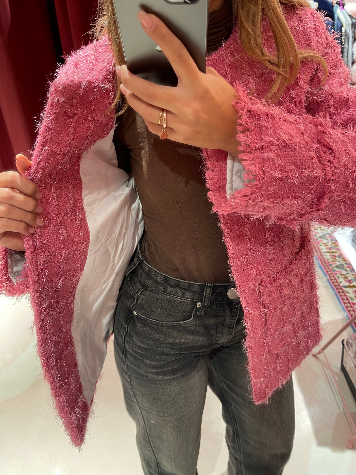 Giacca boucle imbottita Mesola Odi odi