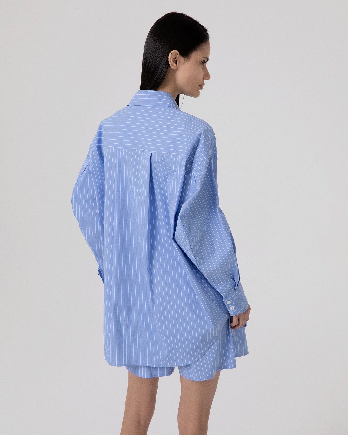 Camicia in cotone rigata over Hinnominate