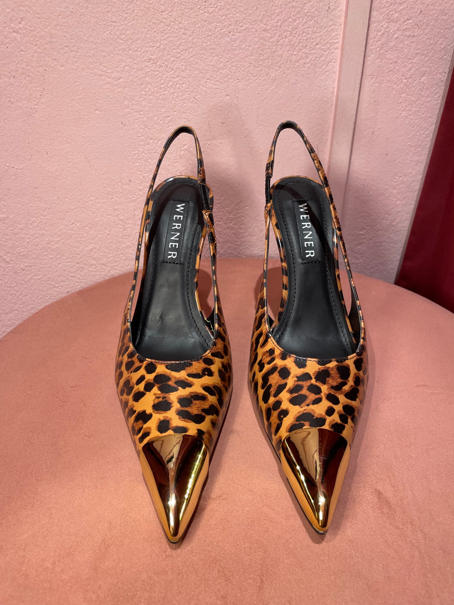 Slingback leo dettaglio tacco Werner