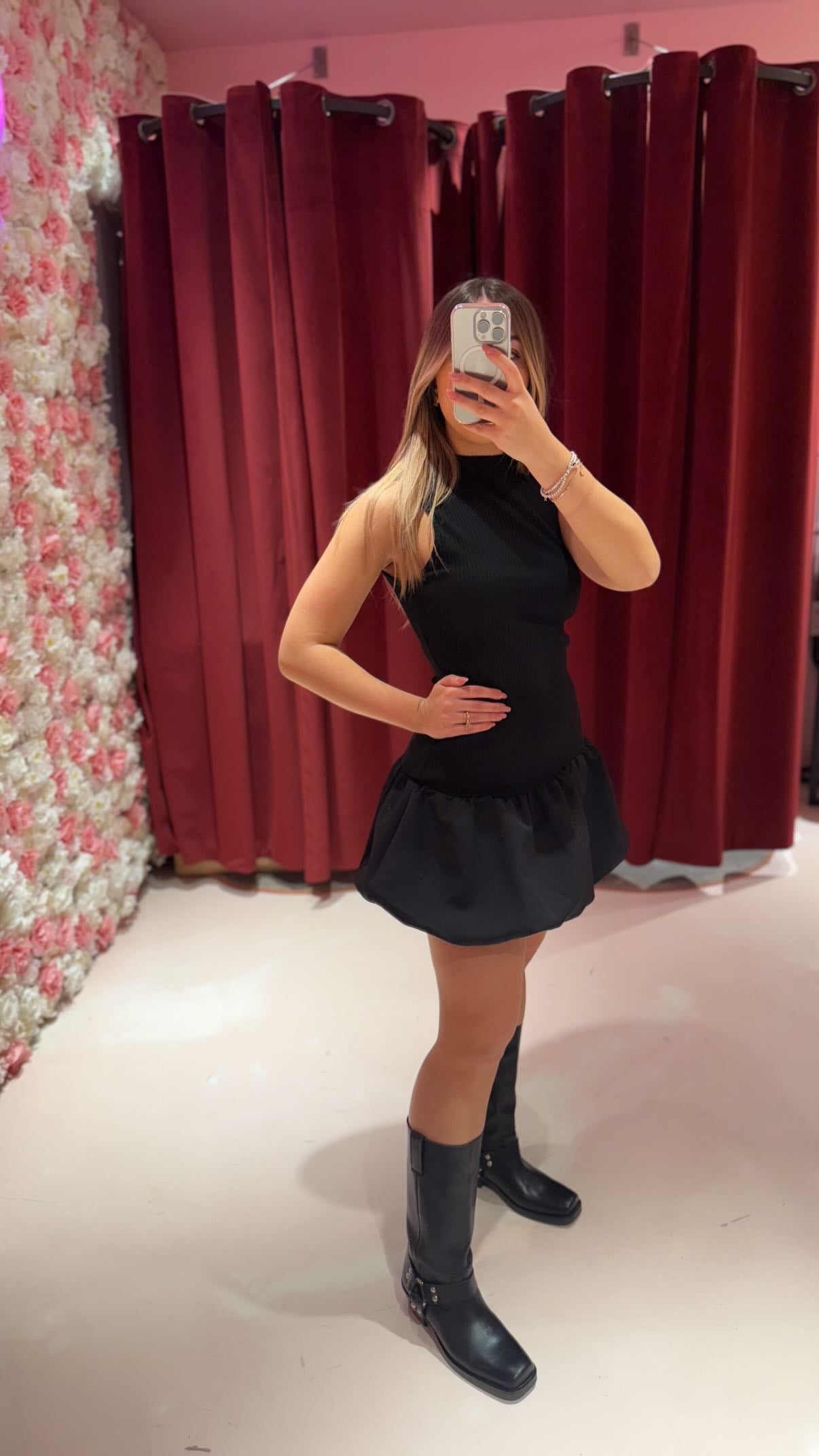 Abito costina fondo palloncino