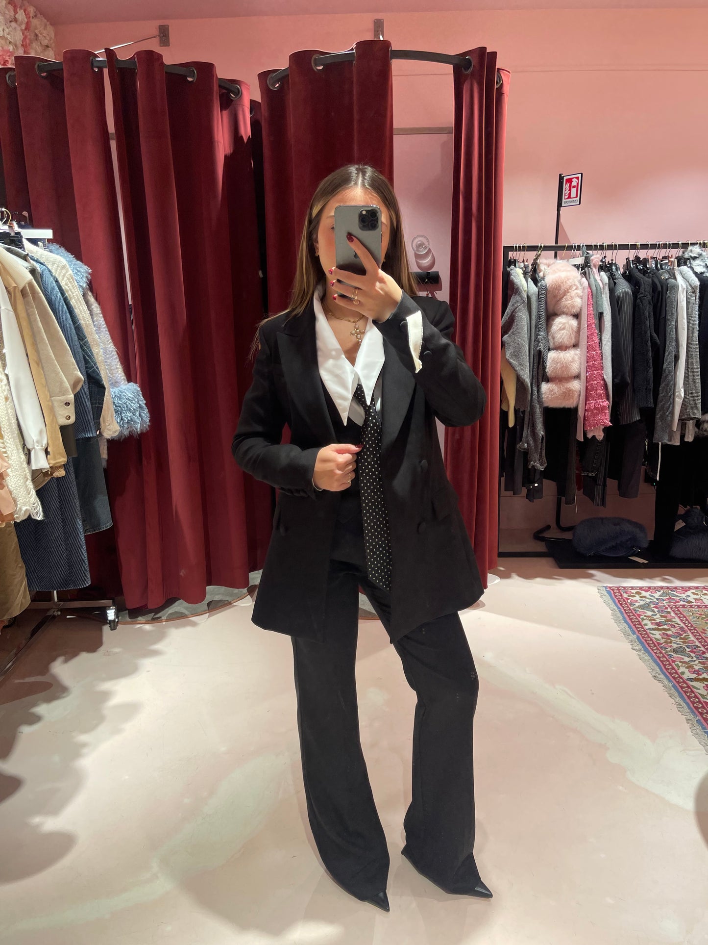 Norah - Blazer Doppiopetto • Nero Mar de Margaritas