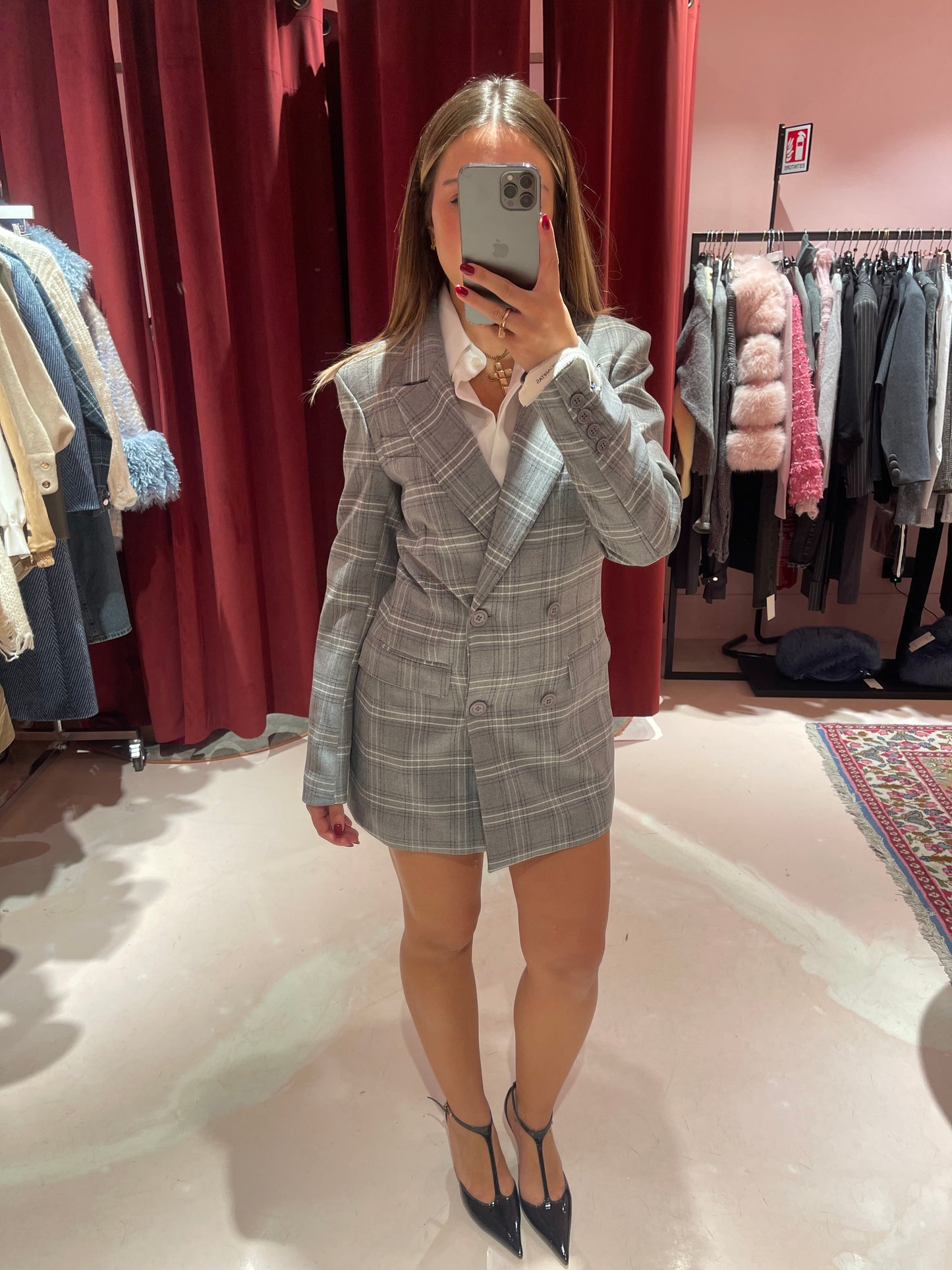 Norah - Blazer Doppiopetto • Grigio Mar de Margaritas