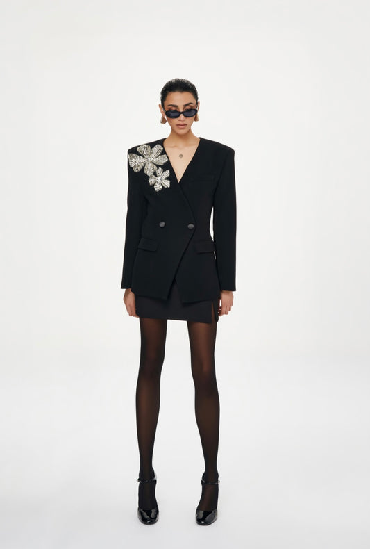 Giacca Arlee fiori strass Tpn