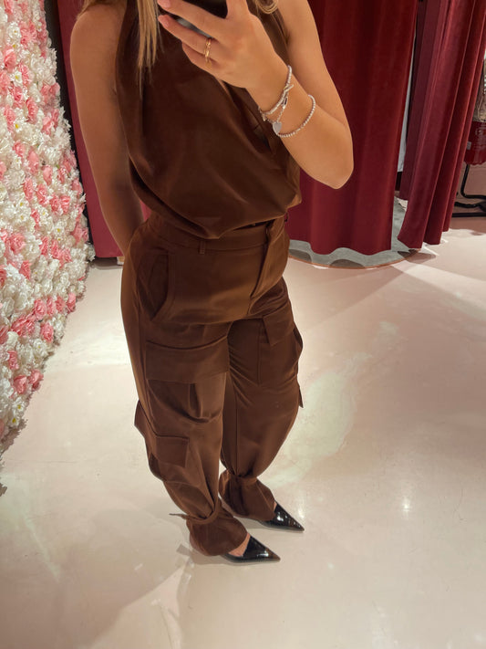 Cargo satin brown Silence limited