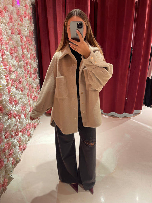 Camicia in eco pelliccia Silence Limited