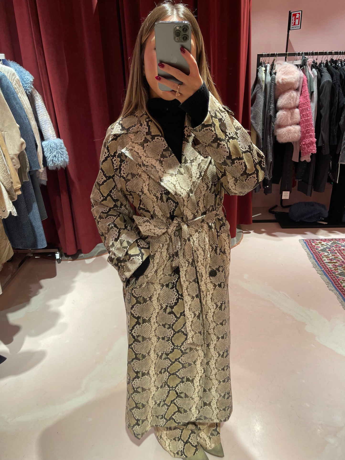 Trench eco pitonato gl