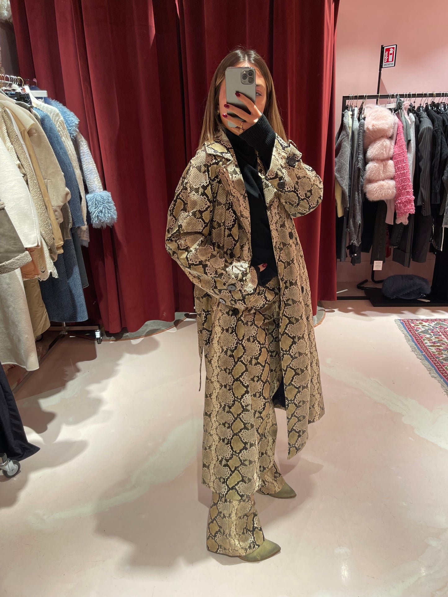 Trench eco pitonato gl