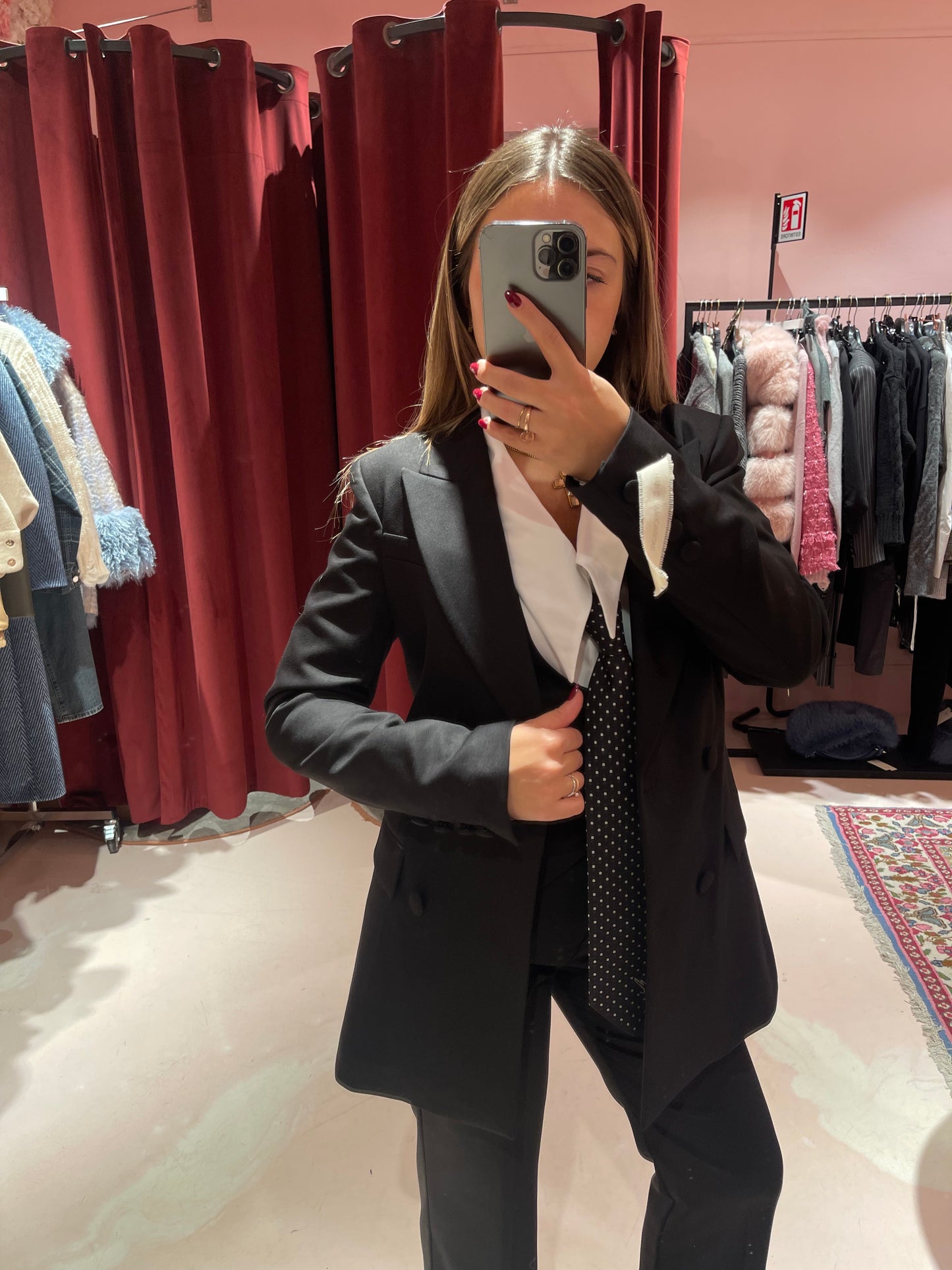 Norah - Blazer Doppiopetto • Nero Mar de Margaritas