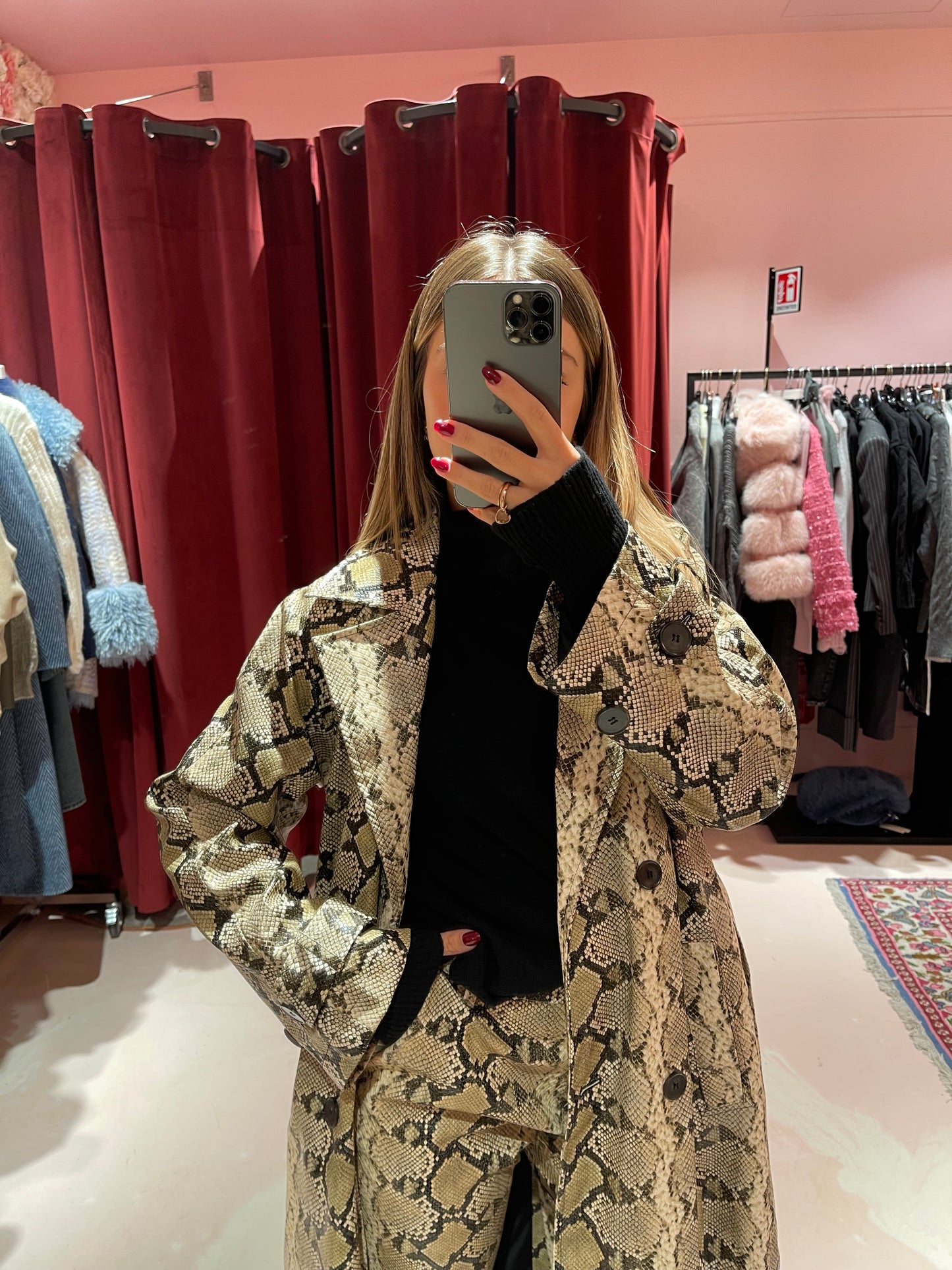 Trench eco pitonato gl