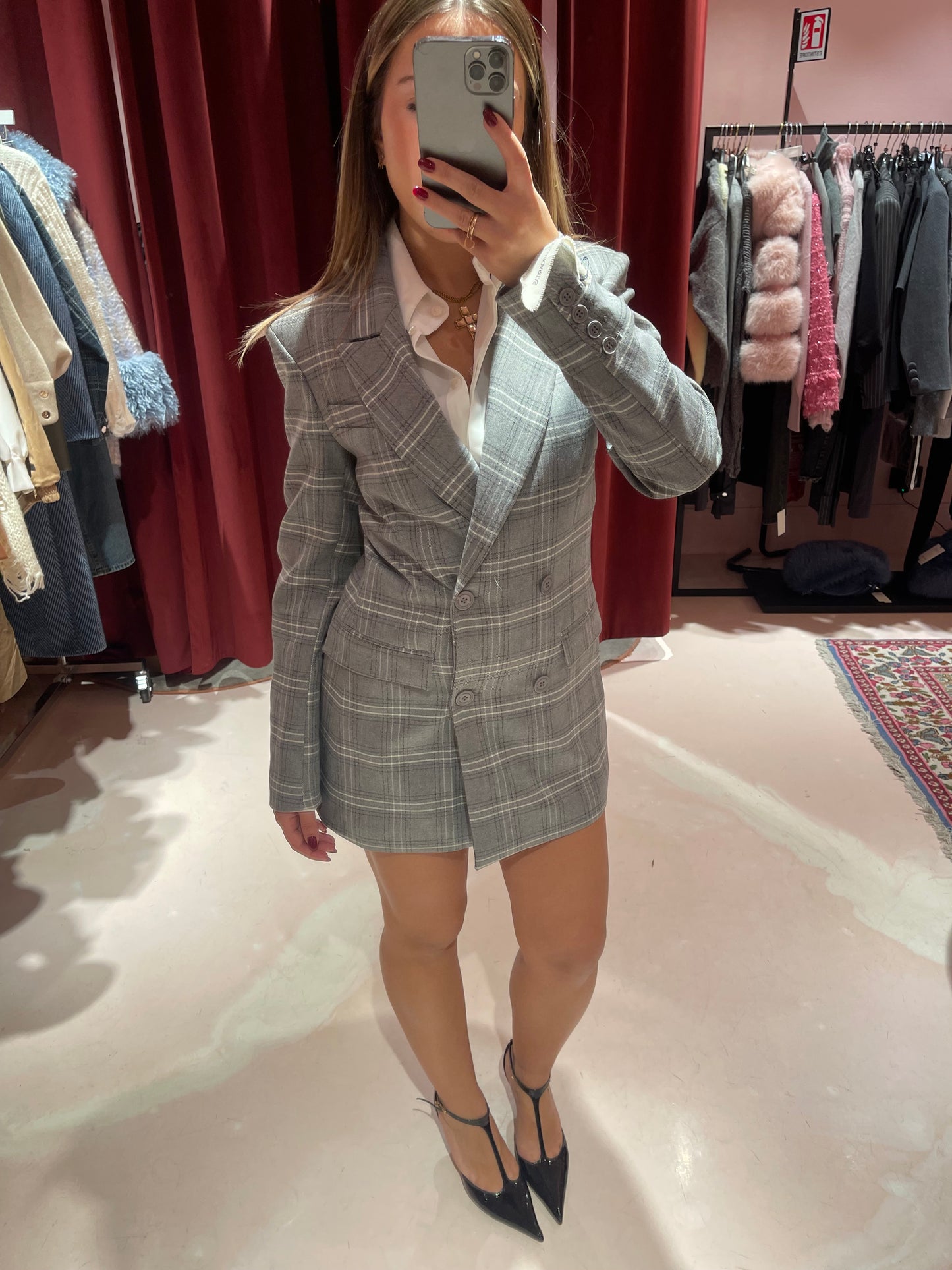 Norah - Blazer Doppiopetto • Grigio Mar de Margaritas