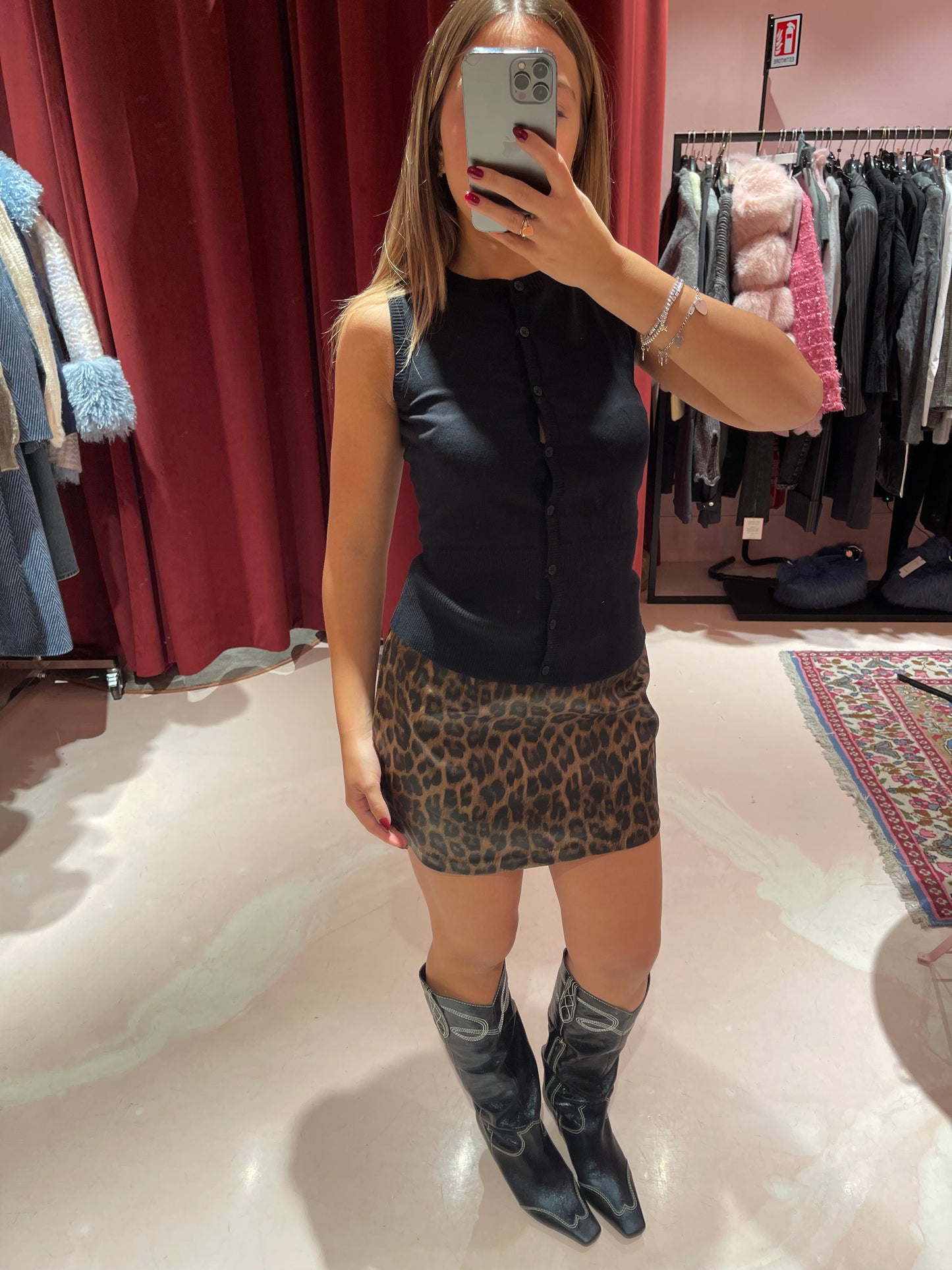 Maglione gilet bottoncini gl