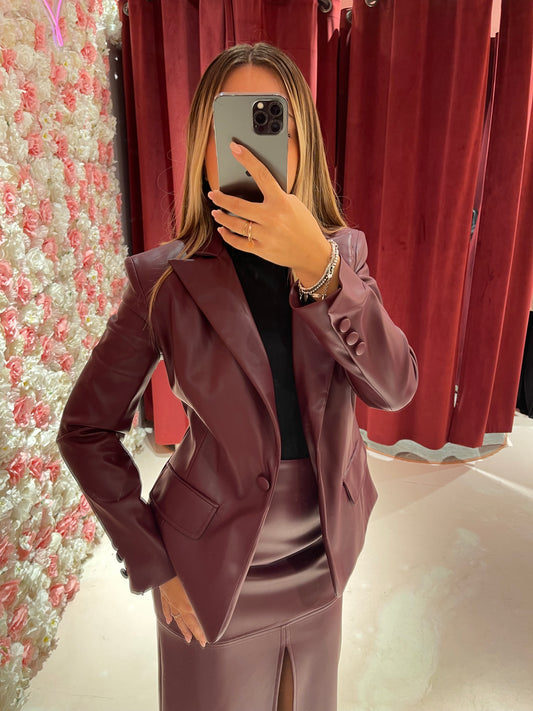 Giacca eco bordeaux Dramee