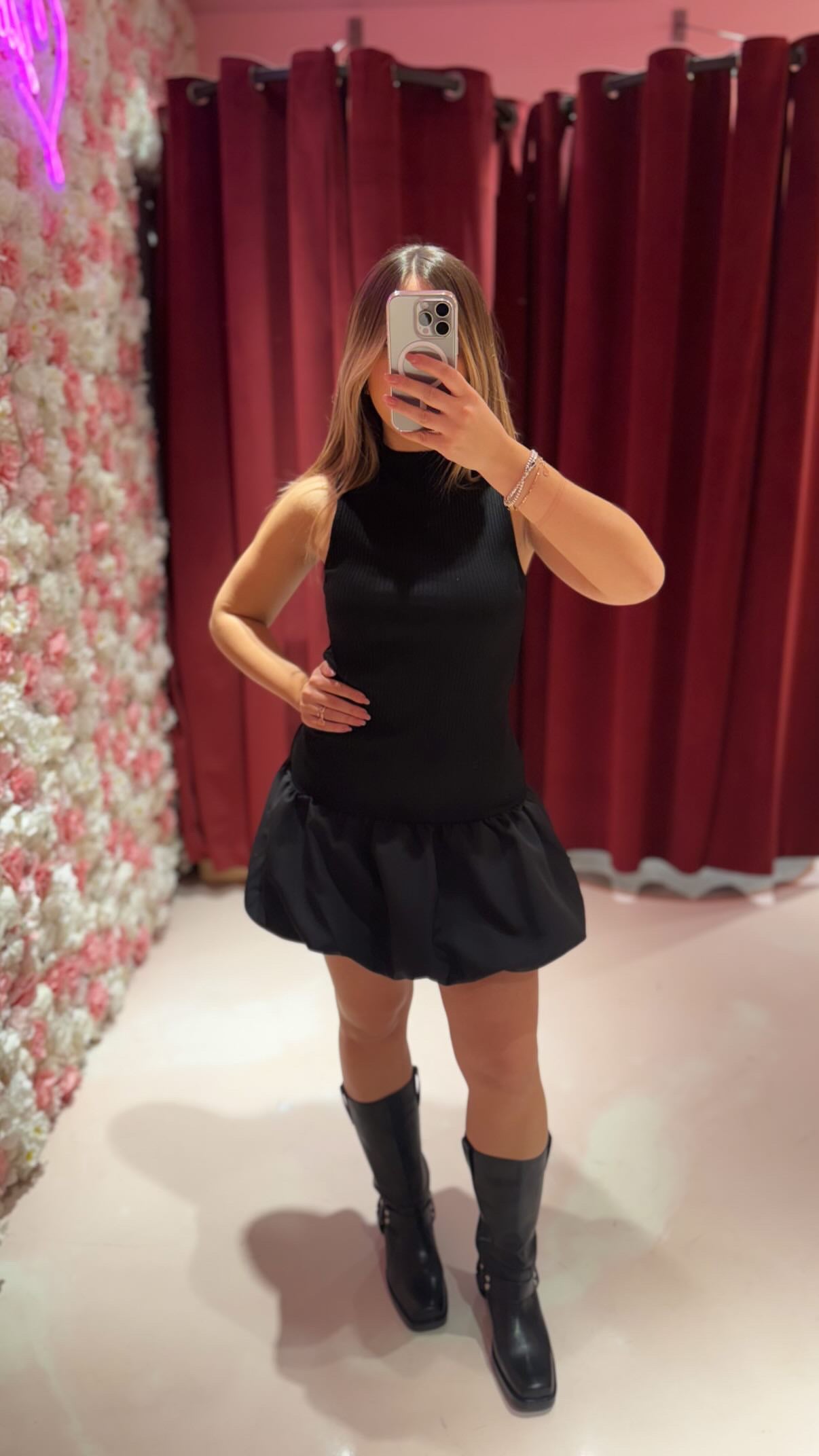 Abito costina fondo palloncino