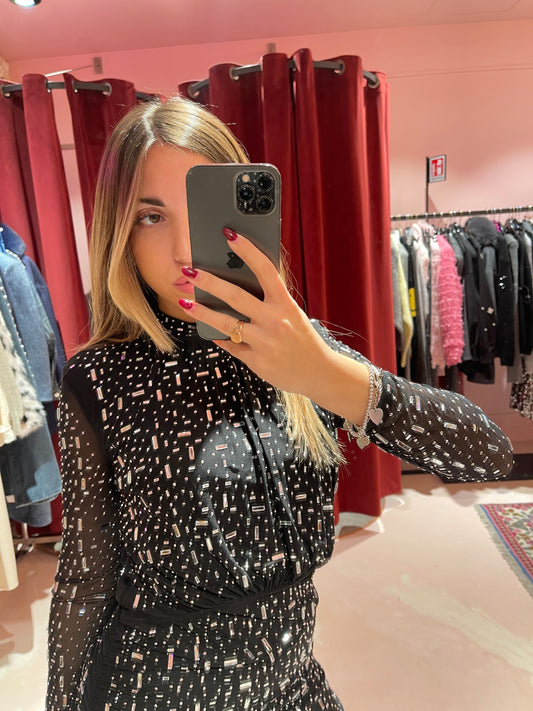 Abito abrego strass Urink