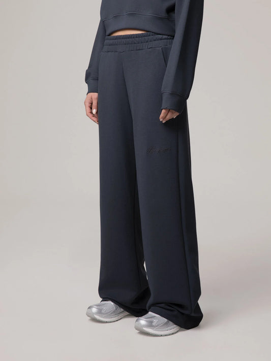 Pantalone a palazzo in viscosa ferro Hinnominate