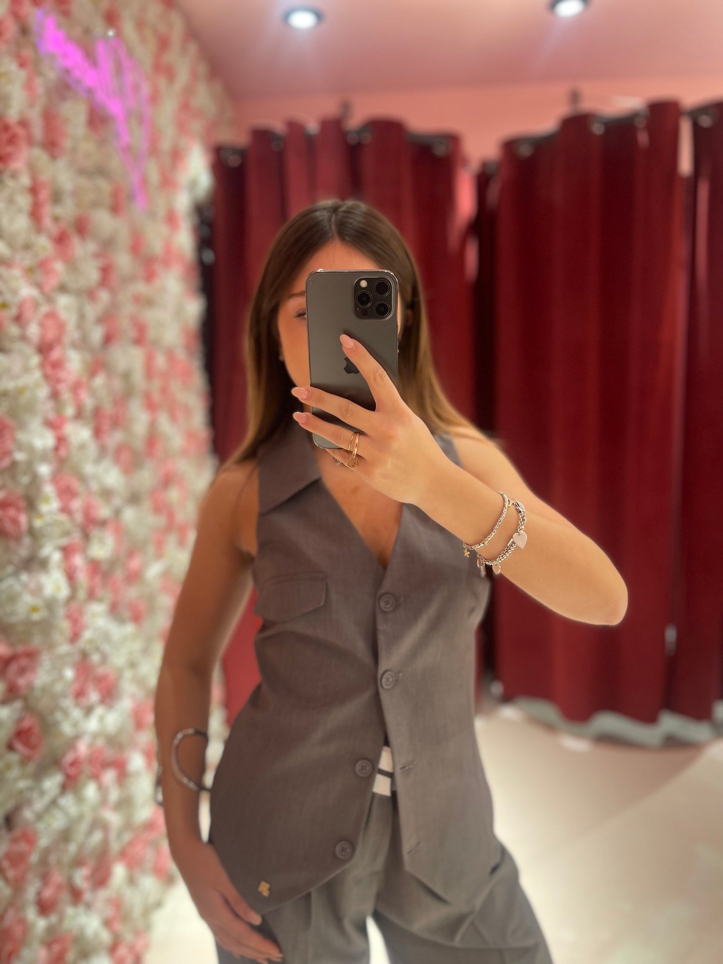Gilet Con Reverse • Grigio Melange HINNOMINATE