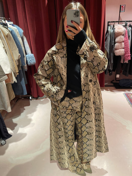 Trench eco pitonato gl