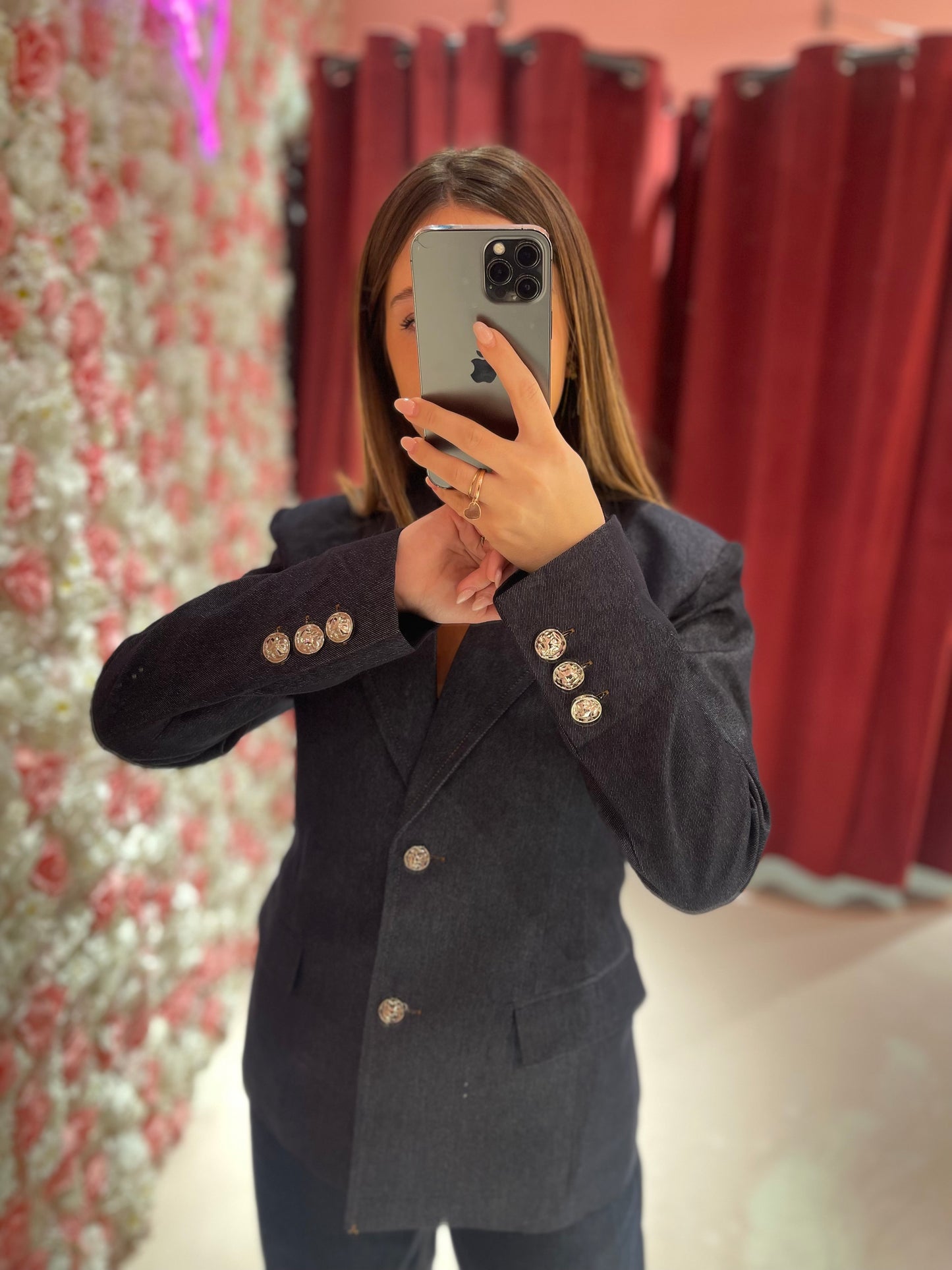 Blazer Denim scuro gl