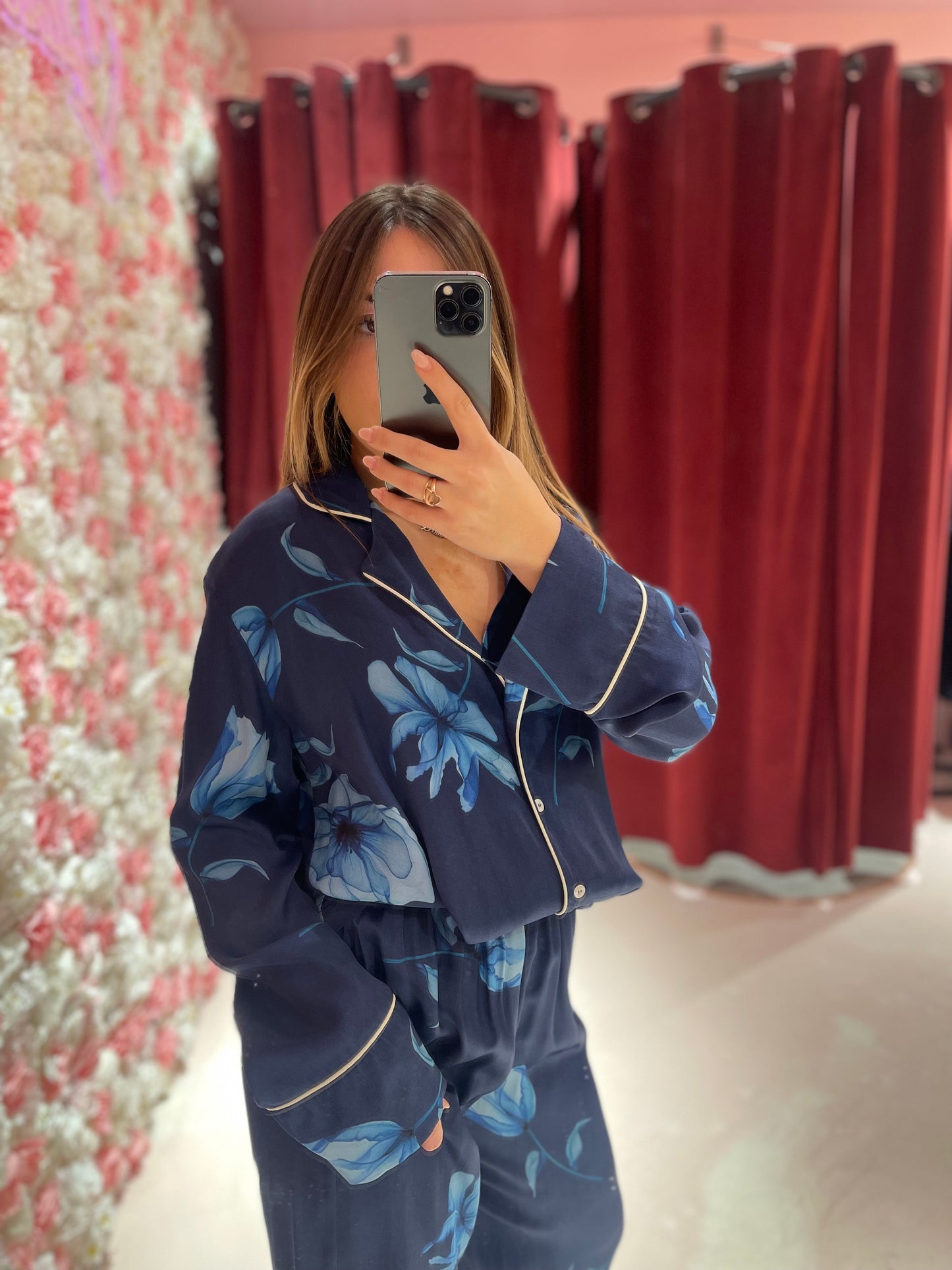 Alison - Blazer Maniche Lunghe • Lotus Blu Mar de Margaritas