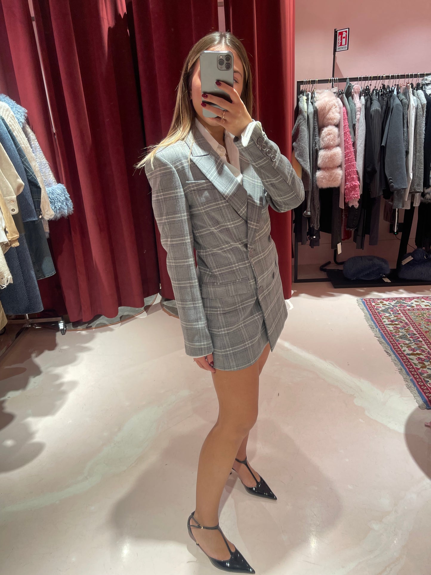 Norah - Blazer Doppiopetto • Grigio Mar de Margaritas