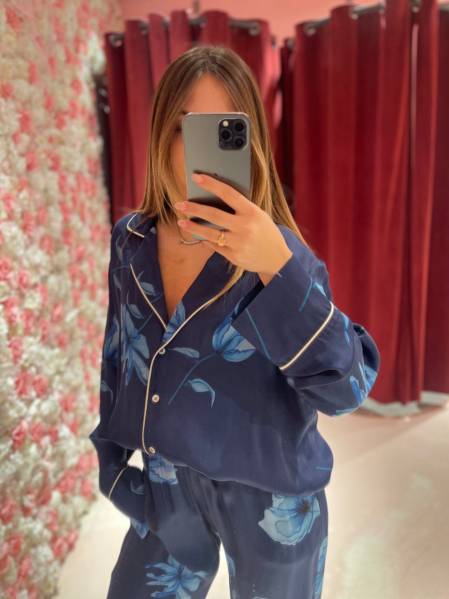 Alison - Blazer Maniche Lunghe • Lotus Blu Mar de Margaritas