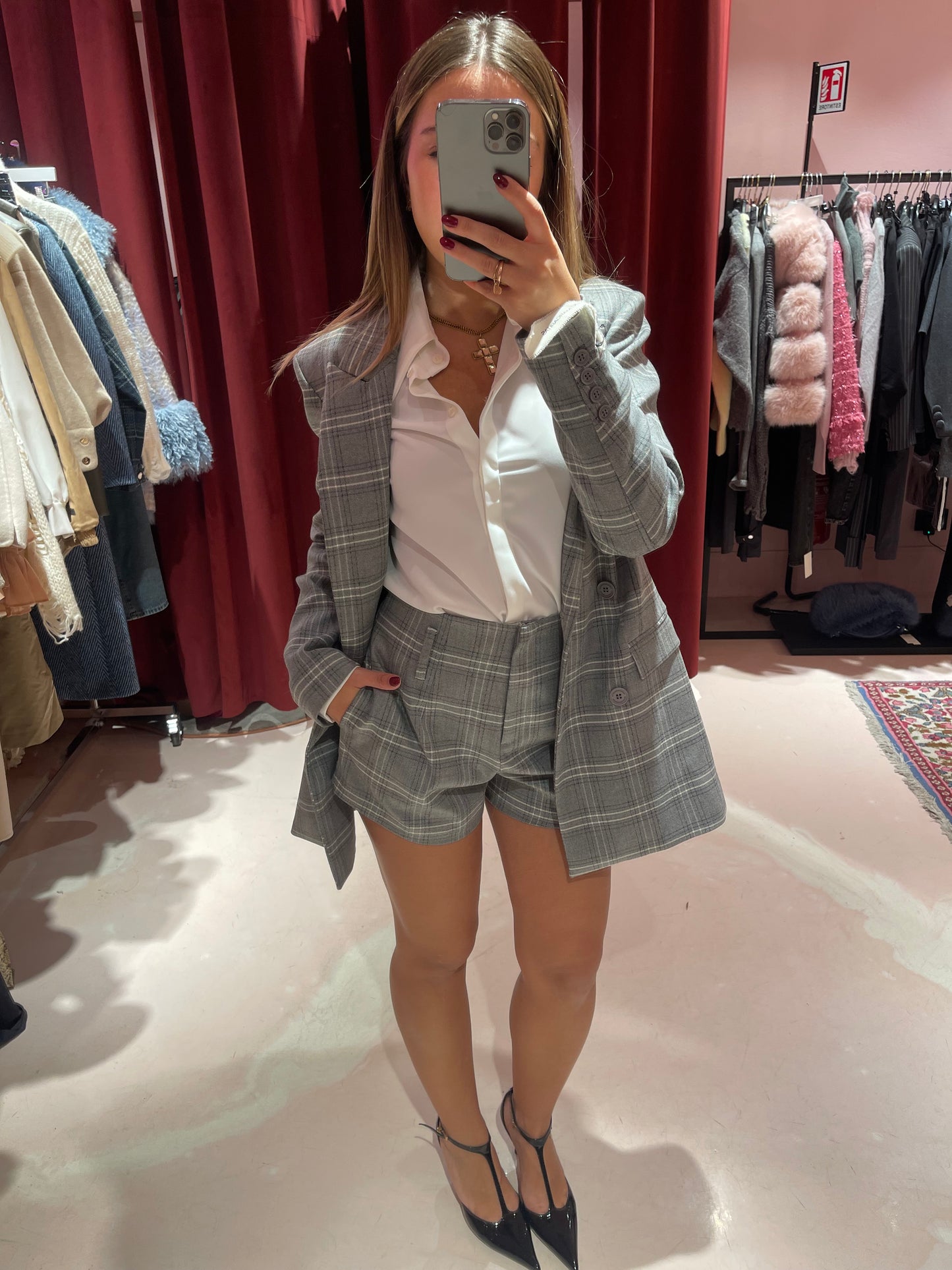 Ardesia - Short Vita Alta • Grigio Mar de Margaritas