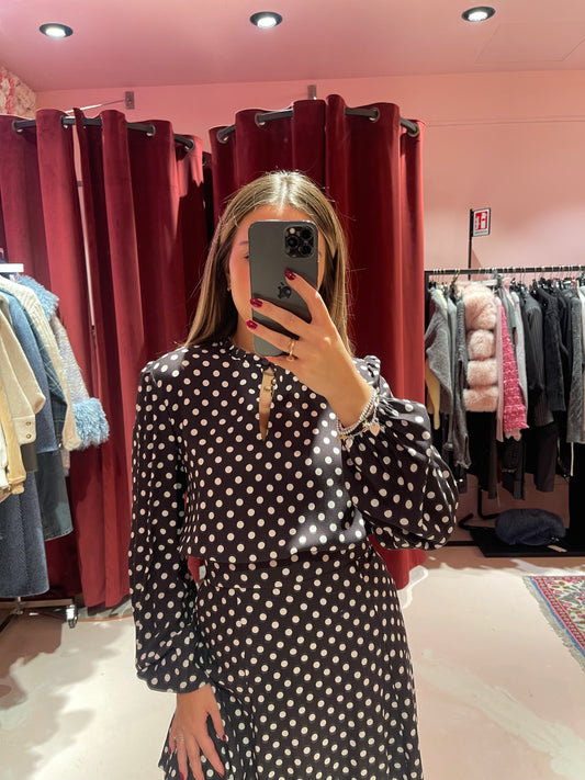 Garlene - Camicia A Lupetto • Pois Medio Moro Mar de Margaritas