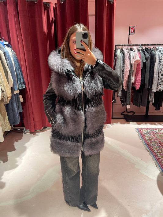 Smanicato Pelliccia eco volpe luxury Uc