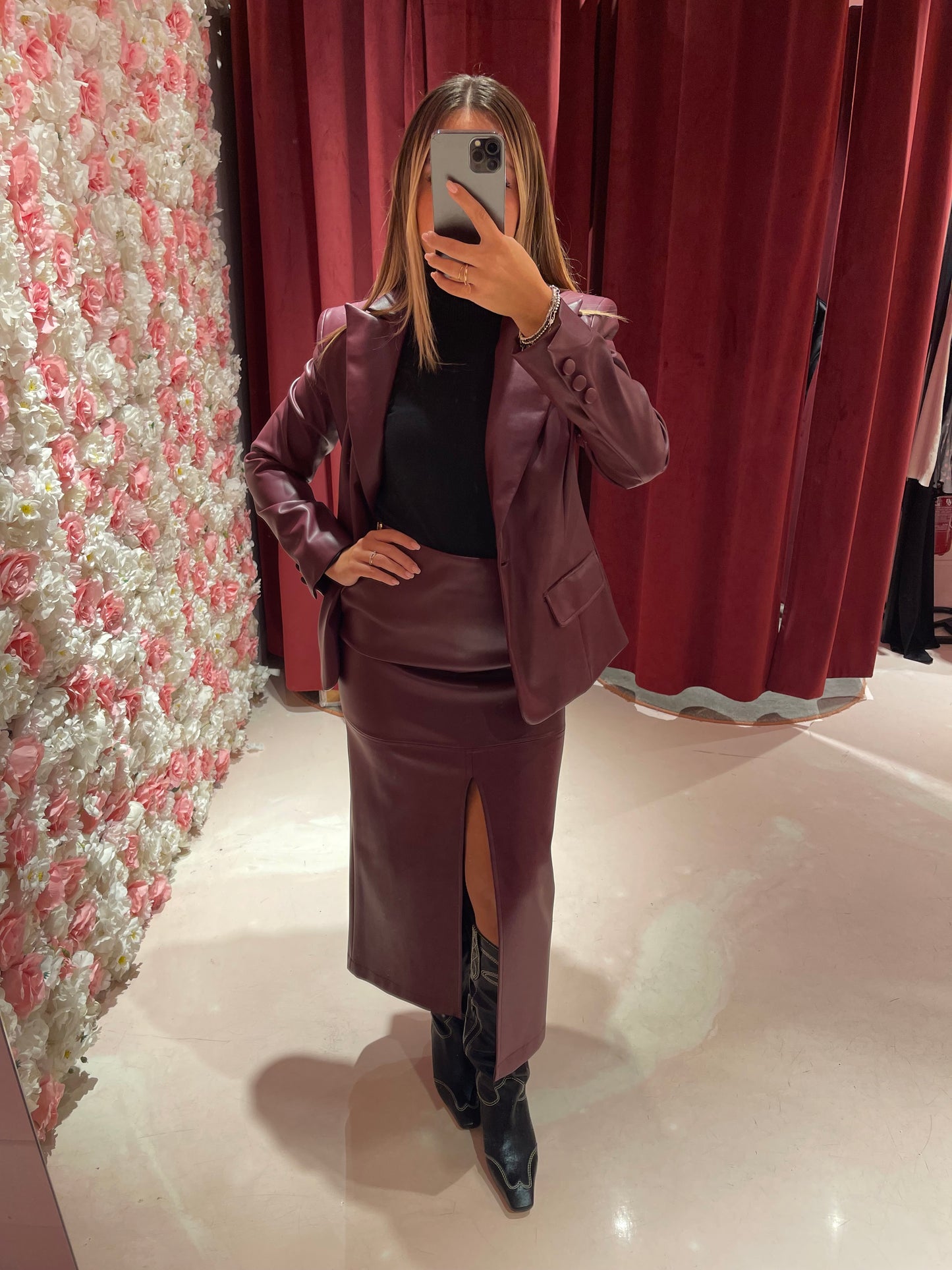 Giacca eco bordeaux Dramee