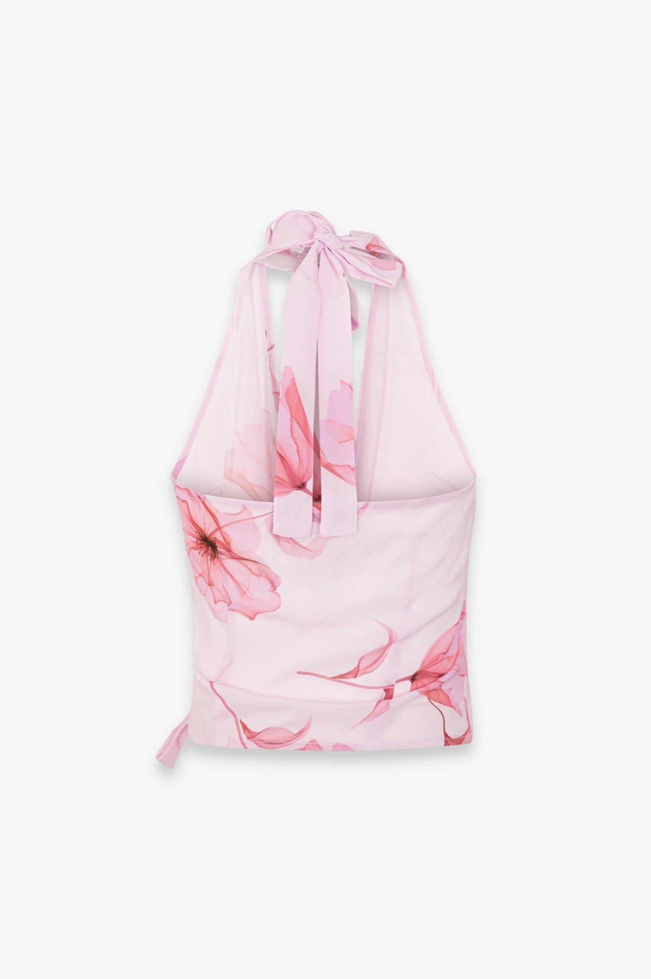 Debbie - Top In Georgette Incrociato Davanti • Lotus Rosa Mar de Margaritas