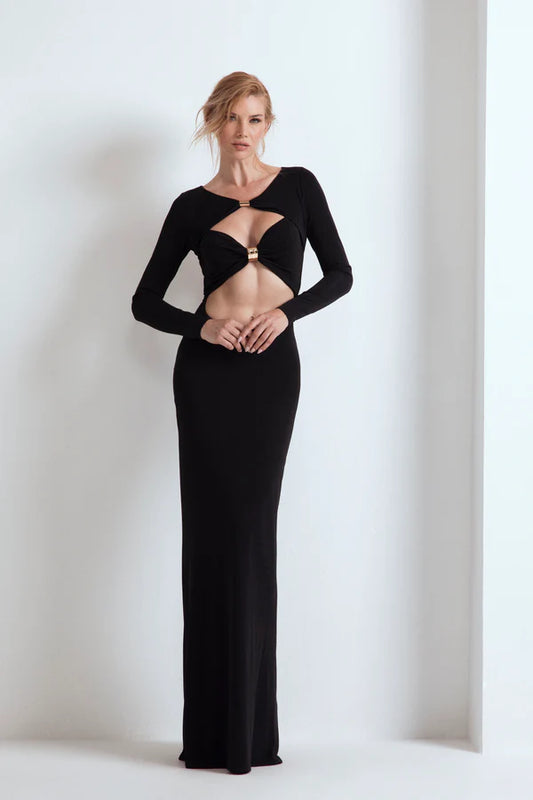 ABITO CUT-OUT CON DETTAGLIO GIOIELLO ODI ET AMO