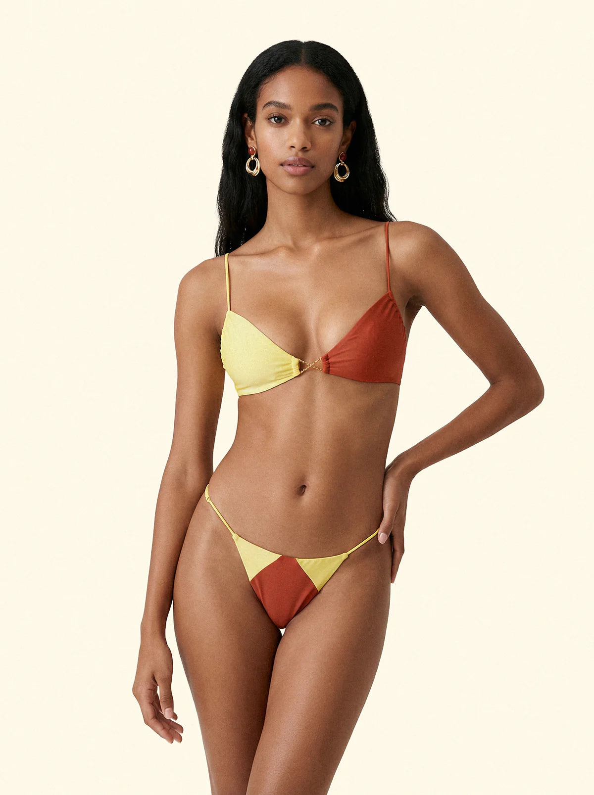 Bikini Donna Me Fui Fascia con Slip Regolabile Red Clay Me Fui