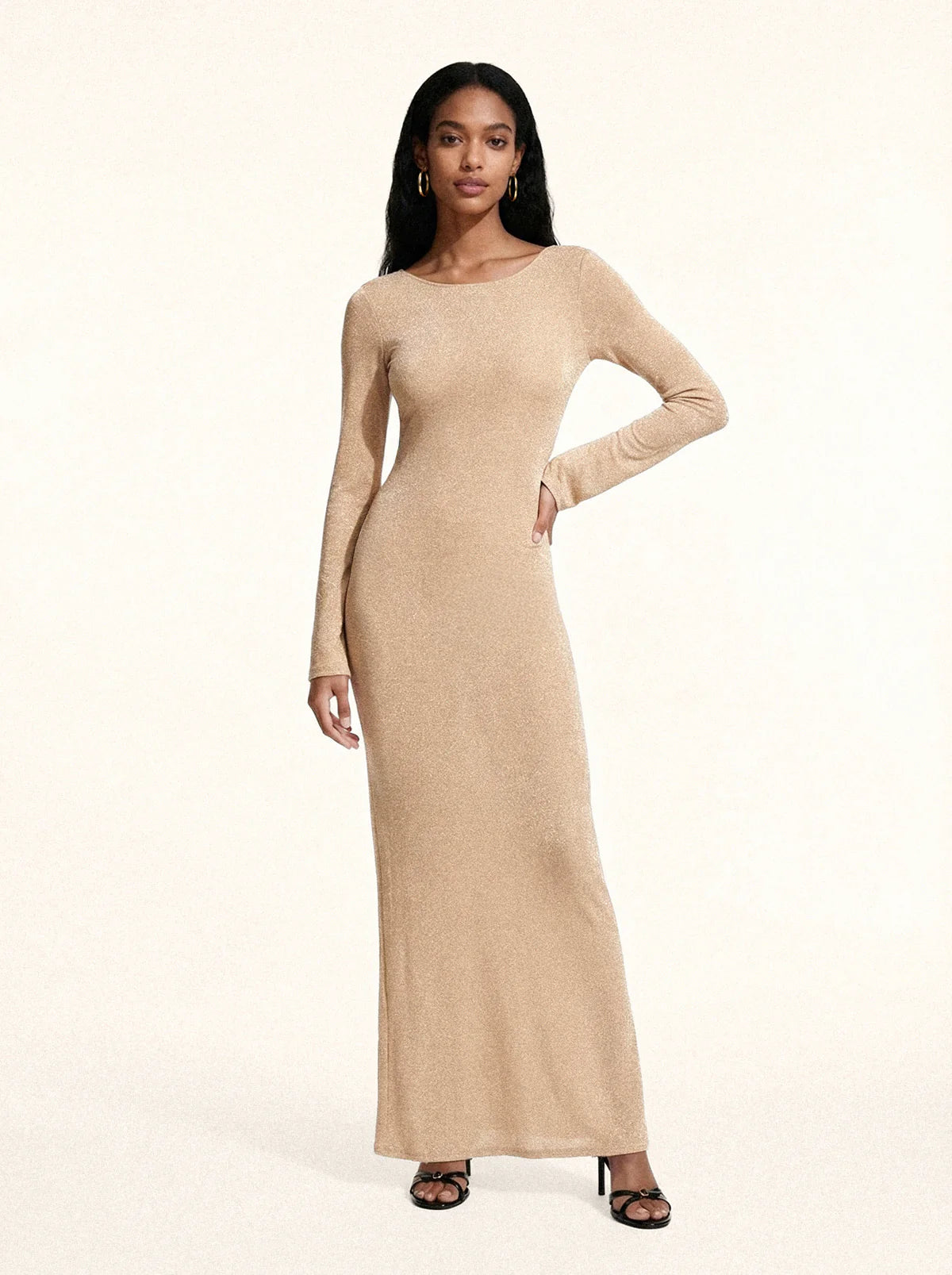 Vestito lungo Donna Me fui Gold Me Fui
