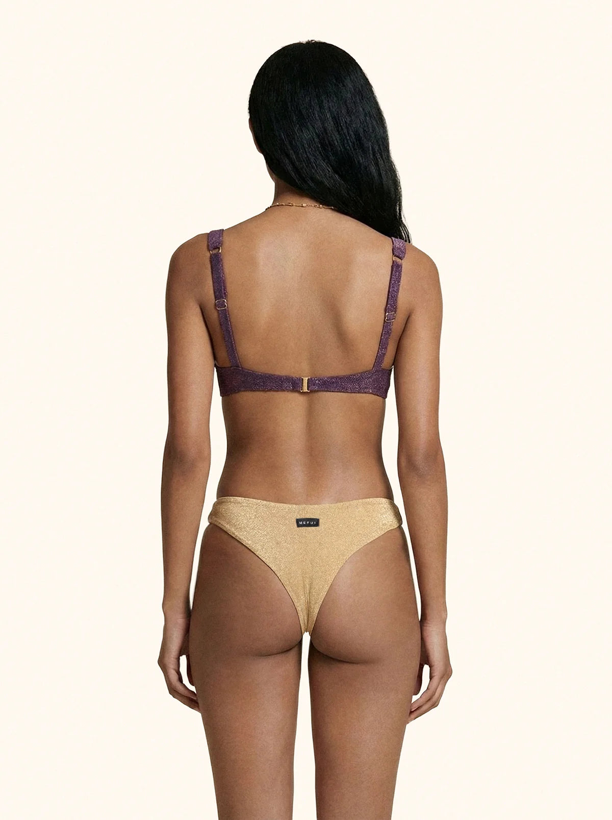 Slip fisso Donna Me Fui Gold