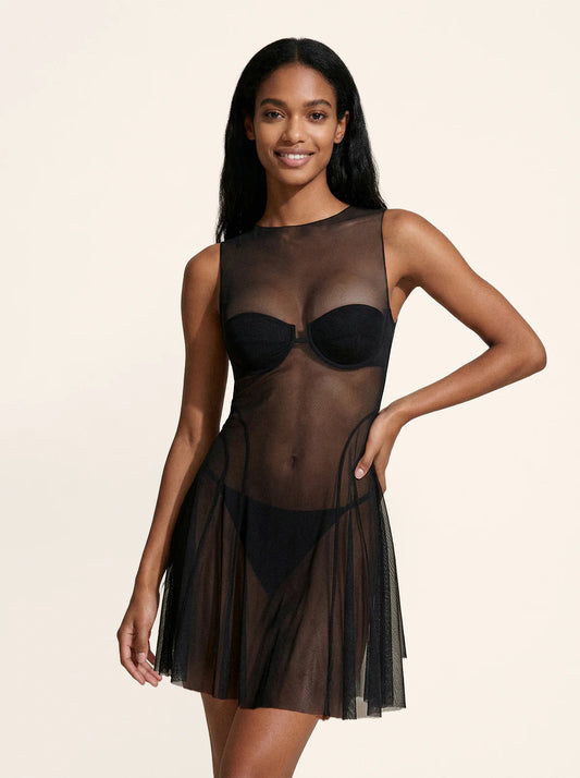 Vestito Corto Donna Me Fui Nero