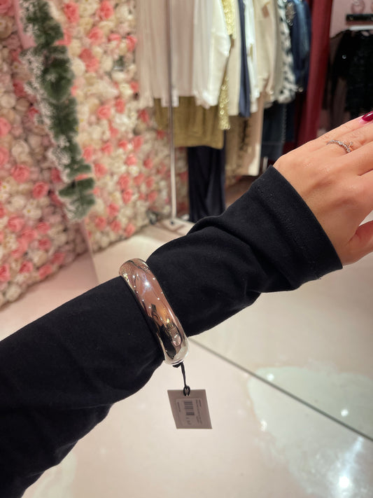 Bracciale lila acciaio