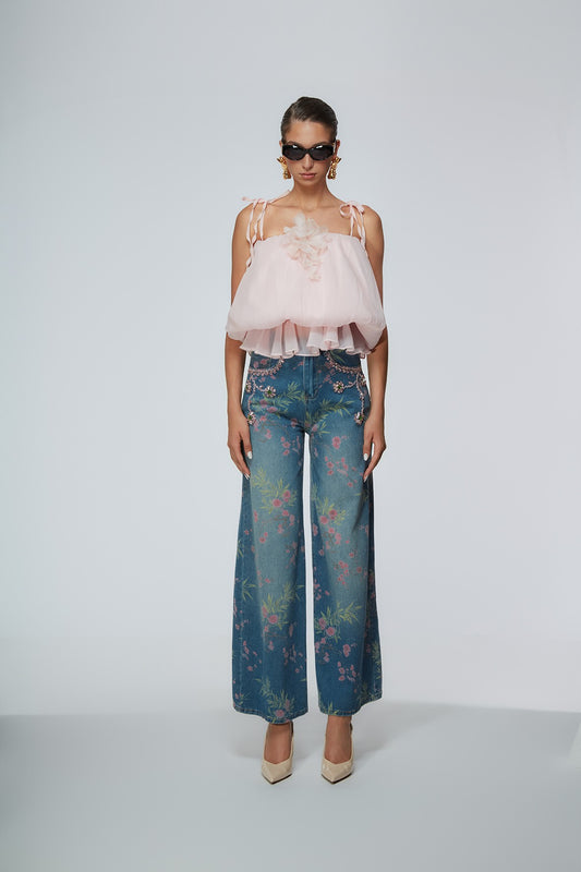 CALAFURIA JEANS DENIM/ROSA ODI ODI
