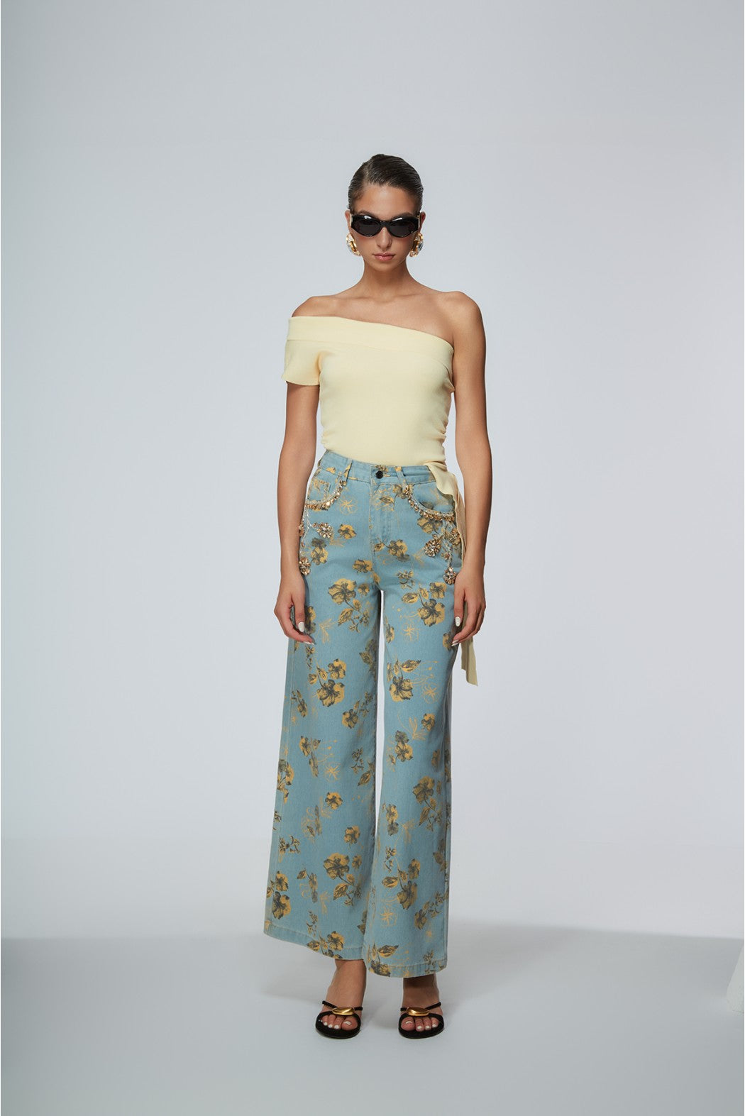 CALAFURIA DENIM CHIARO GIALLO ODI ODI