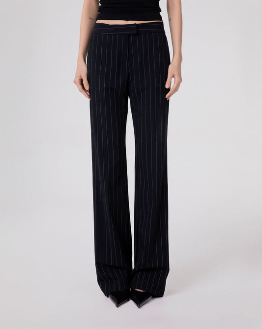 Pantalone Gessato Asciutto • Blu HINNOMINATE