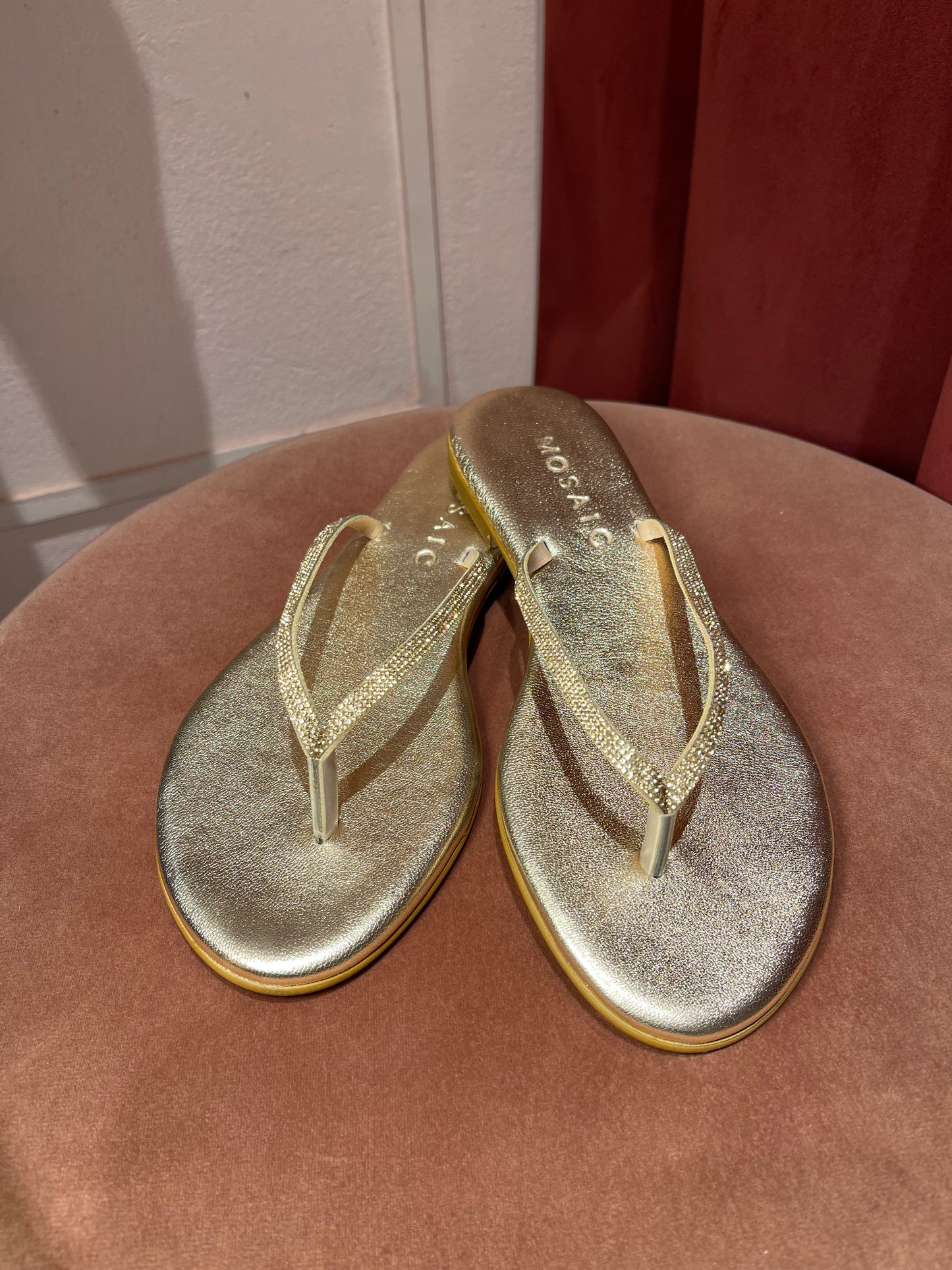 Infradito Beatriz rose gold