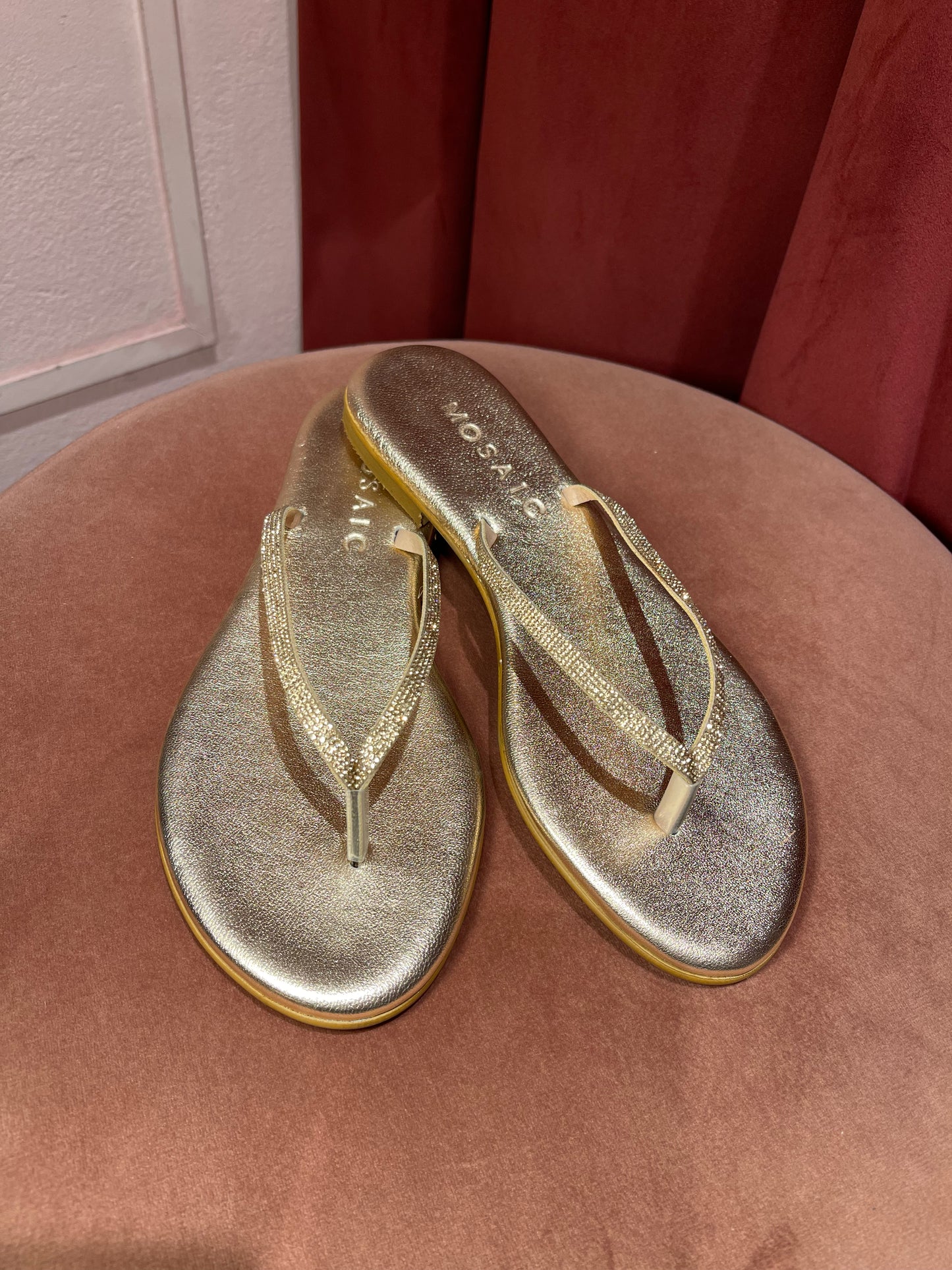 Infradito Beatriz rose gold