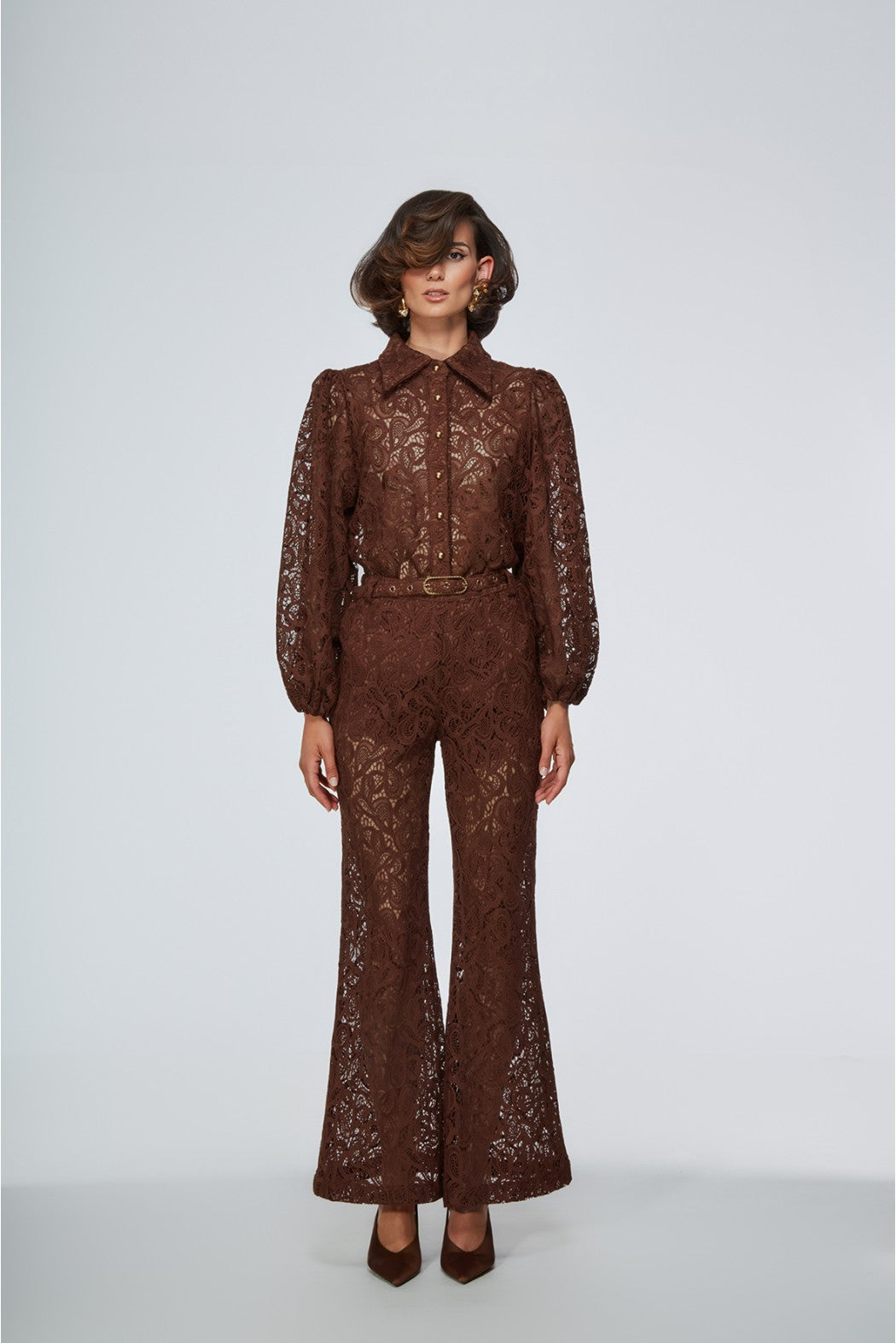DUNBAR CAMICIA TABACCO TPN