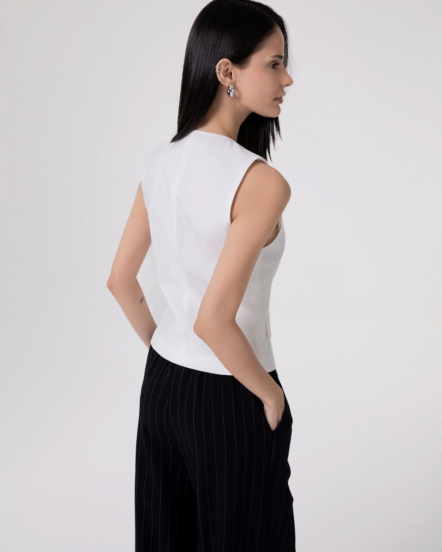Gilet Hinnominate bianco