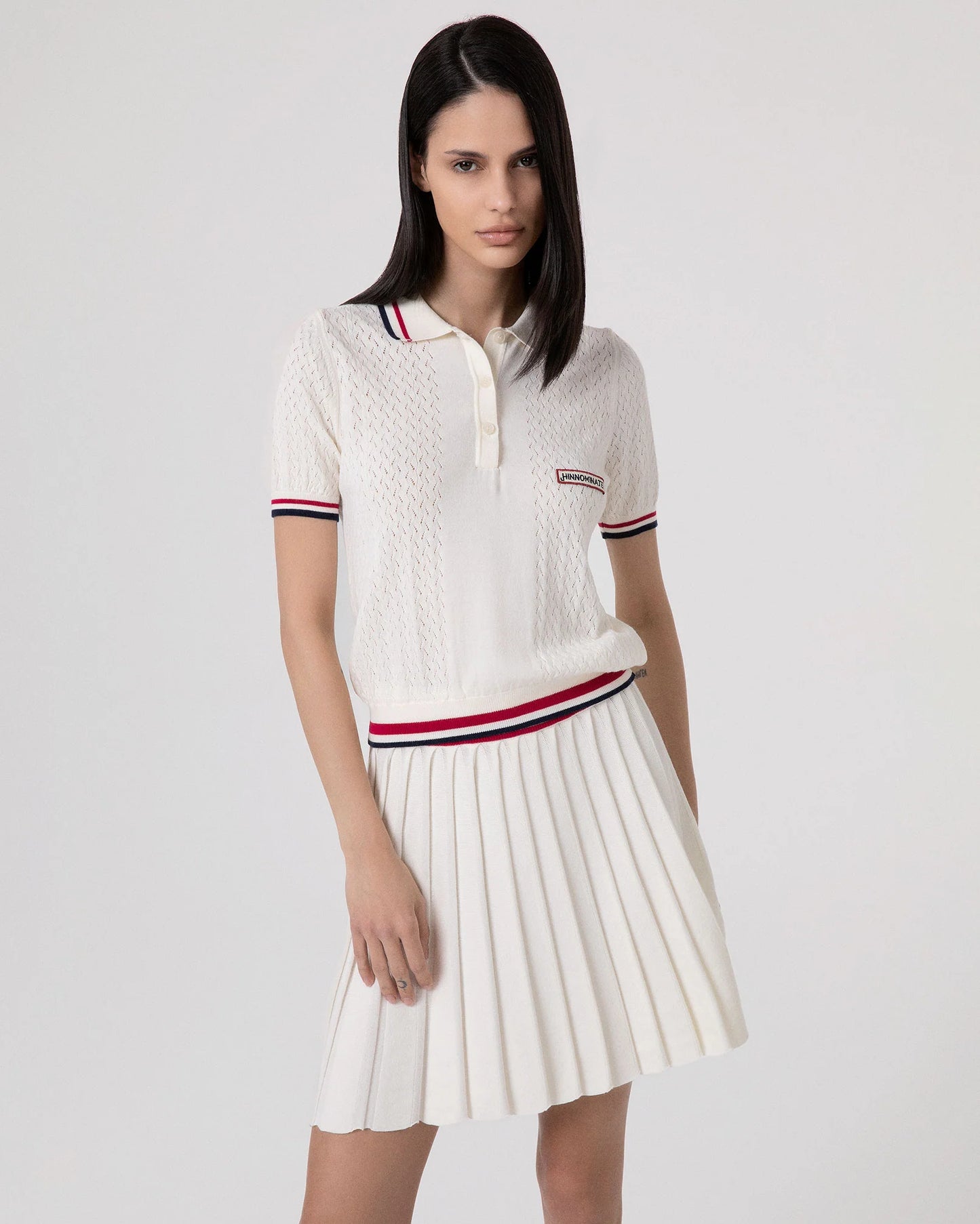 Polo m/m in maglia con collo Hinnominate
