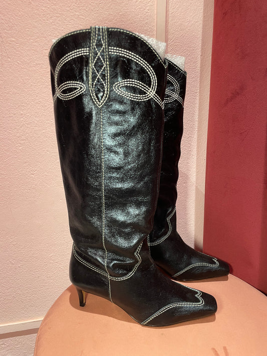 Stivale dettagli ricamo Werner