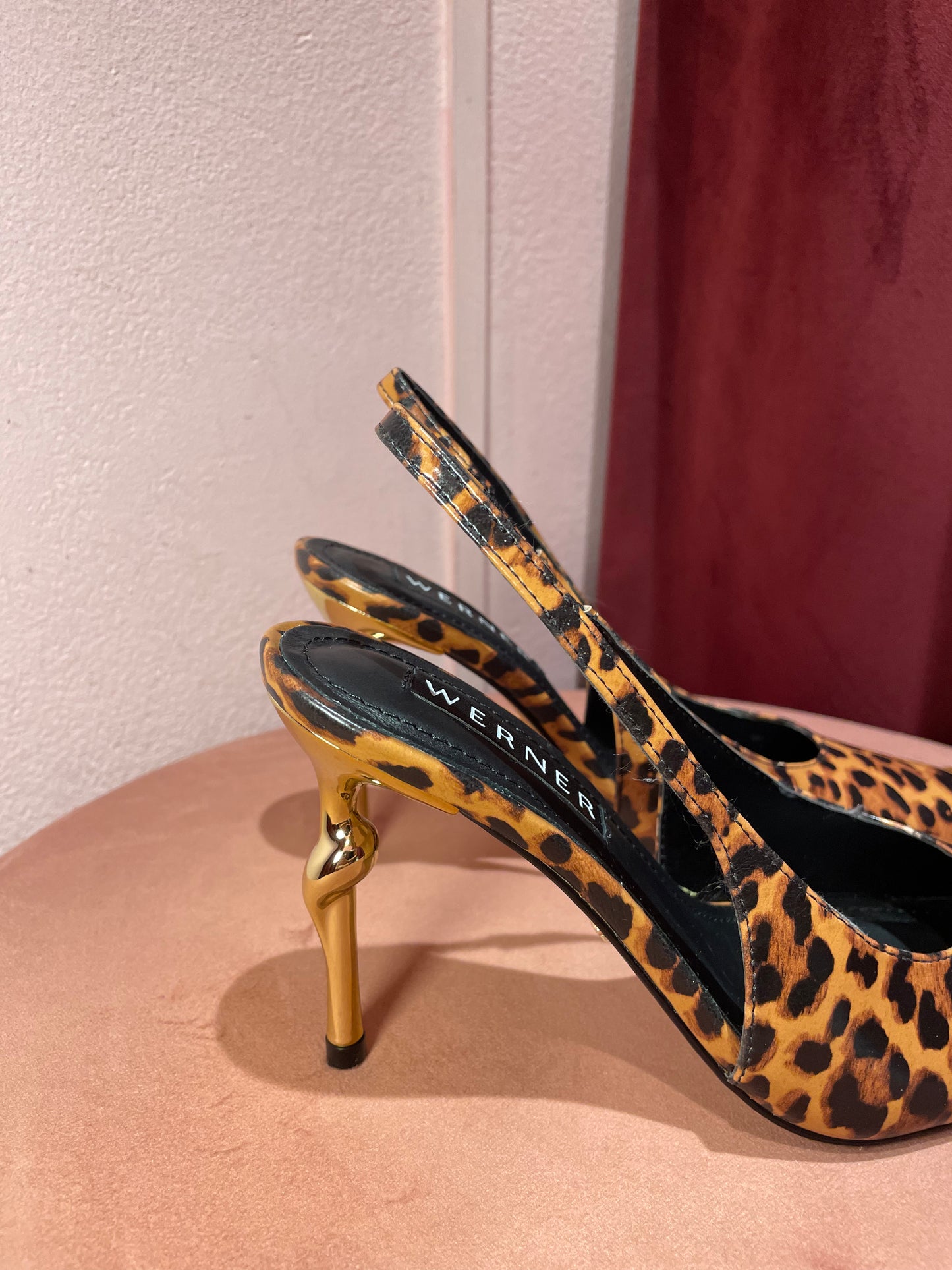 Slingback leo dettaglio tacco Werner