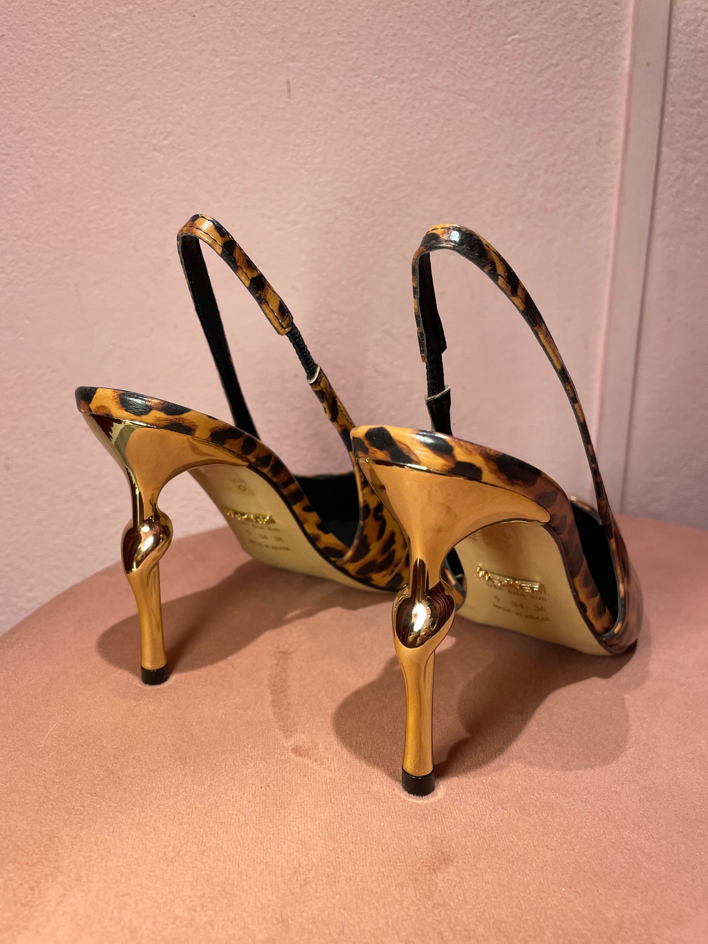 Slingback leo dettaglio tacco Werner