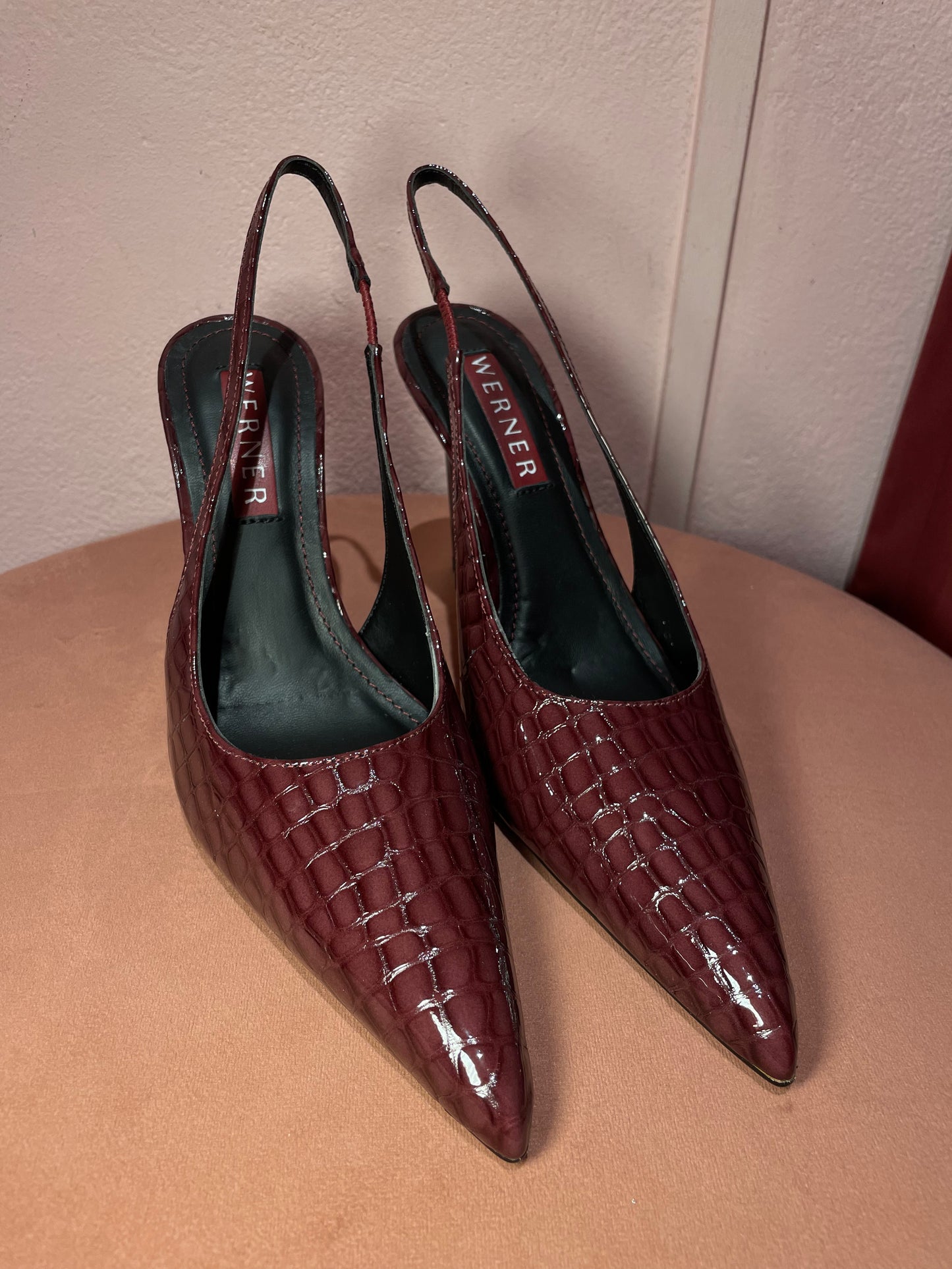 Slingback cocco bordeaux Werner