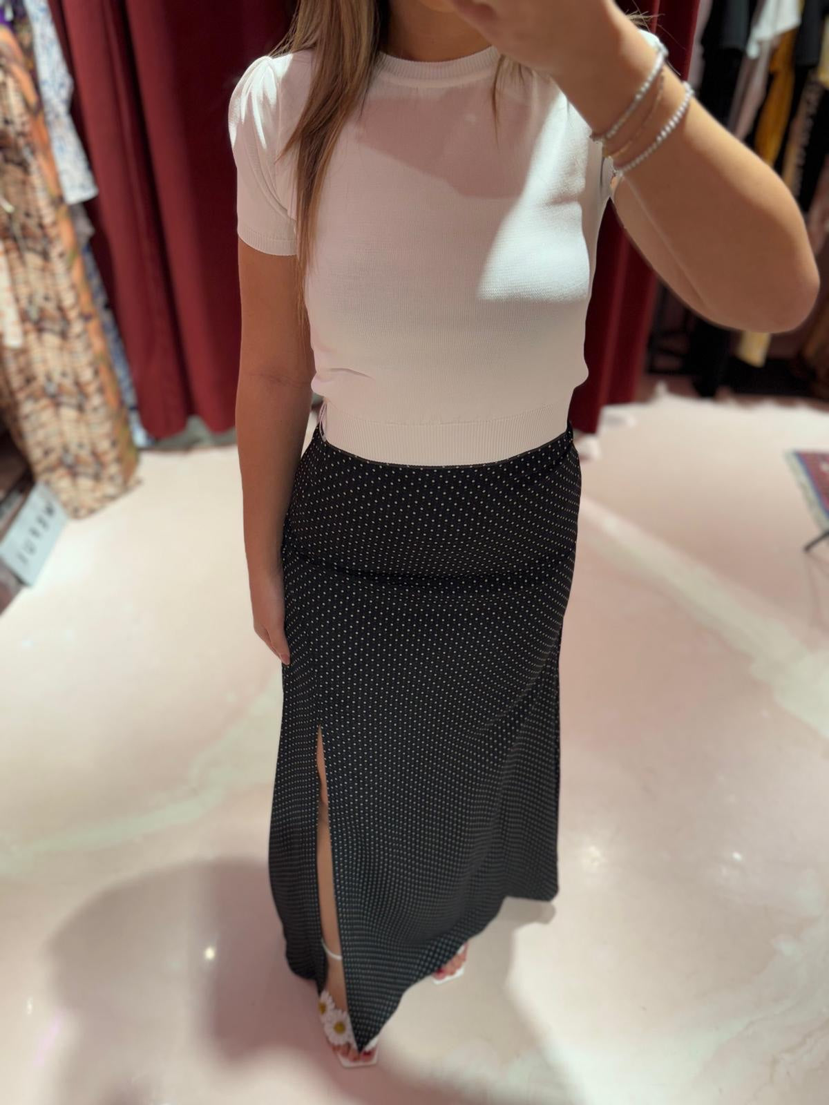 ANITA – GONNA LUNGA CON SPACCO • 𝗡𝗘𝗥𝗢 MAR DE MARGARITAS